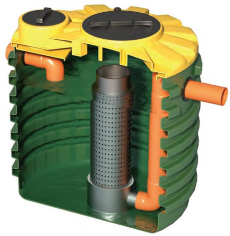 Downpipe filter with cartridge