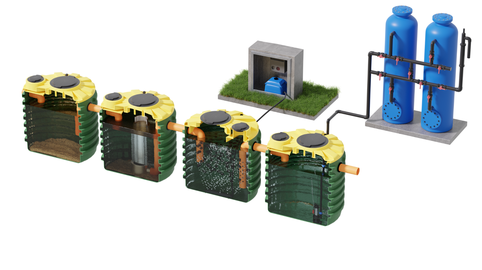 ABOVE GROUND CAR WASH PURIFIERS DELIVERY TO SEWER