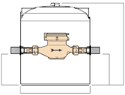 Filtru downpipe cu cartus