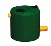 Double grid downpipe filter